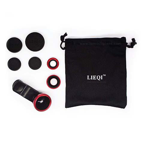 Universal Lomo Clip Lens อุปกรณ์ทั้งหมดภายในกล่อง