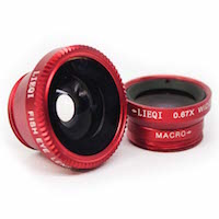 Universal Lomo Clip Lens สามารถเลือกใช้ได้ทั้ง Fish Eye, Wide Angle, Macro