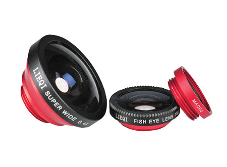 Super 3in1 Universal Clip Lens เลนส์ติดมือถือสีดำรุ่นยอดนิยม