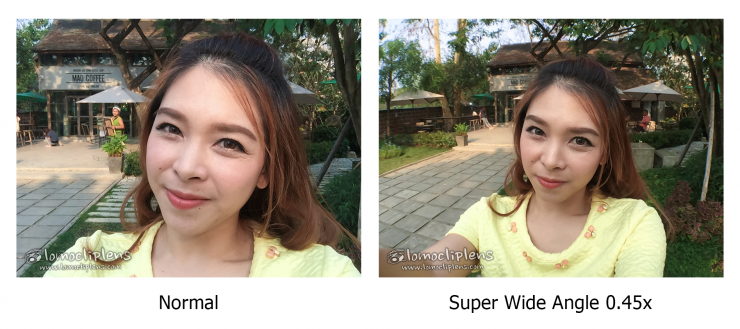รูปรีวิวใช้กล้องกล้องหน้า iPhone 6 + เลนส์ Super Wide Angle 0.45x