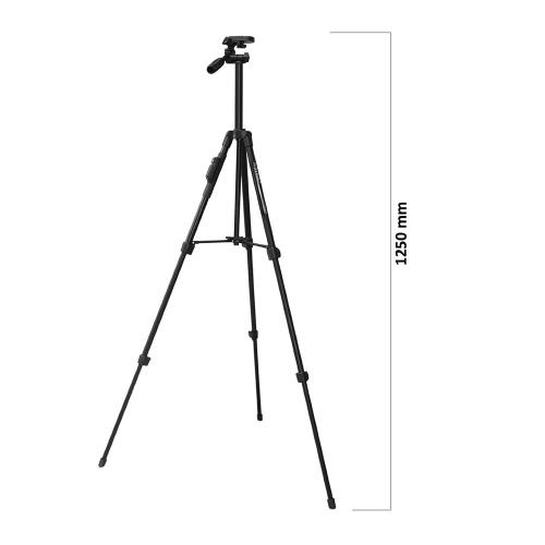 ขาตั้งกล้อง Pro YUNTENG Tripod + BT สามารถปรับระดับได้สูงสุด 125 เซนติเมตร