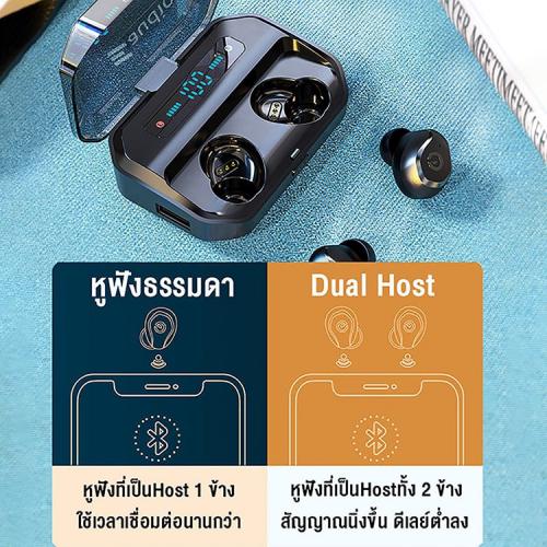 Eaudio P10 Xtreme หูฟังบลูทูธ Bluetooth 5.2 หูฟังไร้สาย รุ่นอัพเกรดล่าสุด อัพจาก P10 Pro True Wireless (เบสหนัก IPX8)