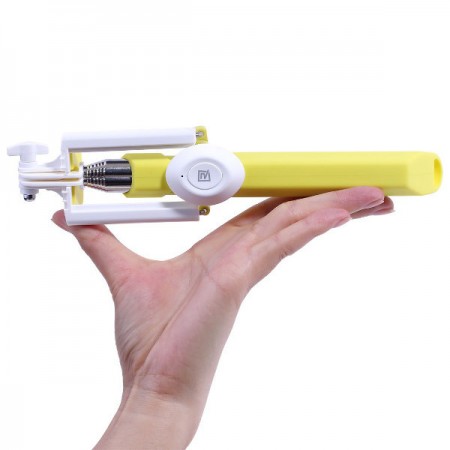Selfie Stick Remax P3 with Bluetooth Shutter ไม้เซลฟี่พร้อมรีโมทบูทูธในตัว ของแท้