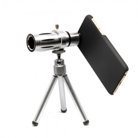 เลนส์เสริมมือถือ 12x Telescope Zoom Lens สำหรับ iPhone 6/6s ของแท้