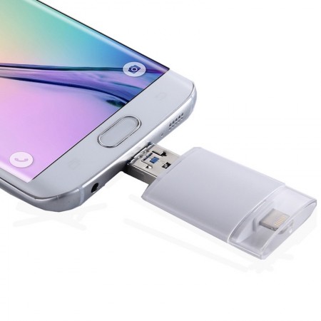 iDrive/iReader แฟลชไดร์ฟสำรองข้อมูลสำหรับ Android, iOS iPhone/iPad/iPod