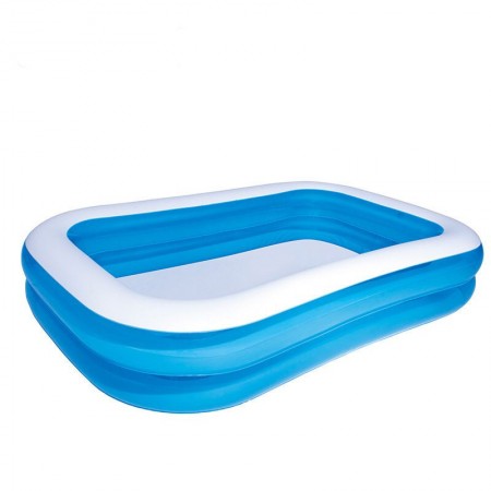 สระน้ำเป่าลม 2 เมตร ขนาด ยาว 2.ม. กว้าง1.4ม. สูง40ซม. มีความแข็งแรงทนทาน วัสดุทำจาก PVC