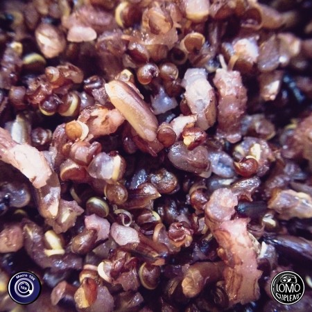 ข้าวไรซ์เบอรี่ ข้าวกล้อง ควินัว  ประเภทเลนส์ Macro Scope 10x  อุปกรณ์ที่ใช้ถ่ายรูป Apple >> iPhone 5s  รีวิวโดย SetUp