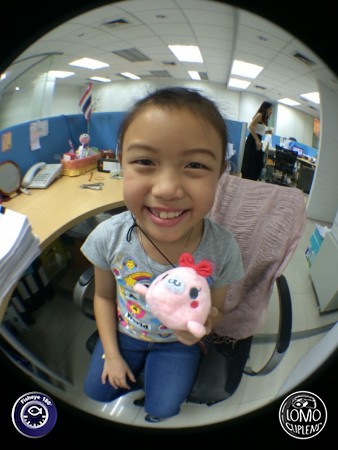 รอยยิ้มพิมพ์ใจ  ประเภทเลนส์ Fisheye 180°